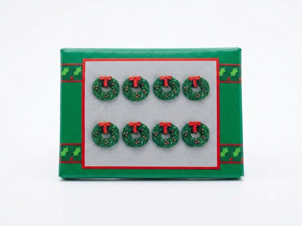 Vintage House of Lloyd Mini Wreaths Set of 8 Christmas Around the World